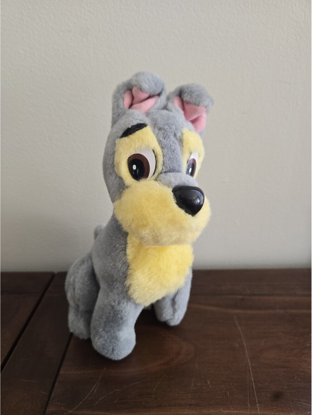 Vintage Disneyland Walt Disney World Tramp Plush Lady and the Tramp 9 Inch